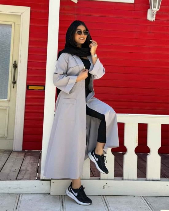 مانتو بلند پایین کلوش رویا