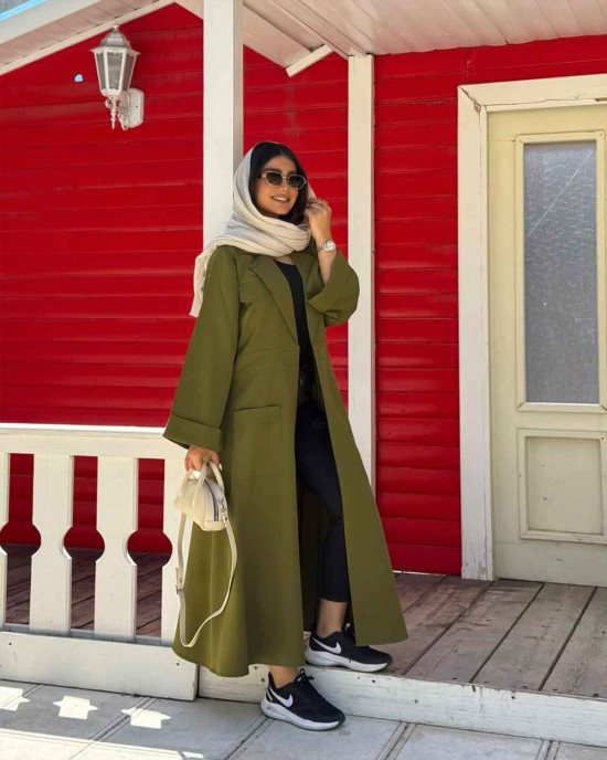 مانتو بلند پایین کلوش رویا