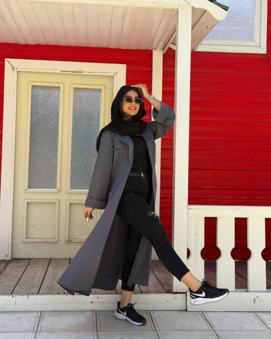 مانتو بلند پایین کلوش رویا