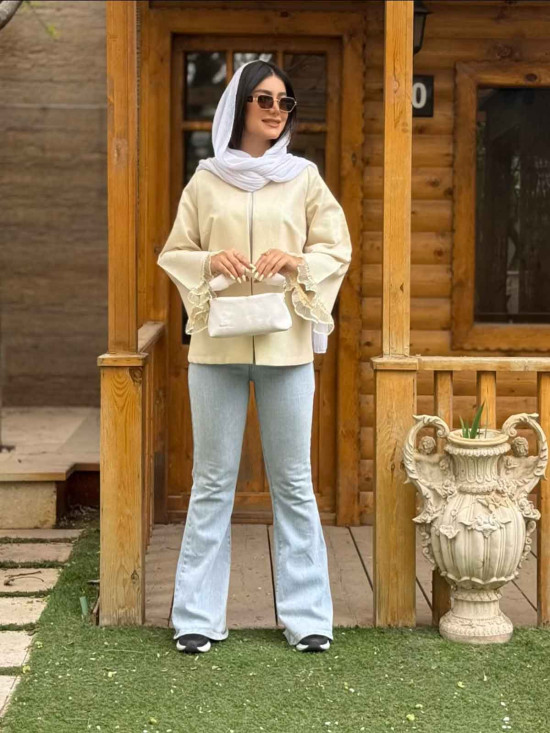 مانتو آستین تور ملیسا