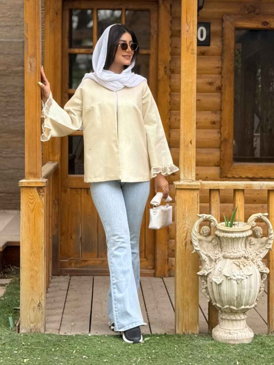 مانتو آستین تور ملیسا