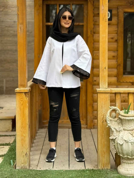 مانتو آستین تور ملیسا