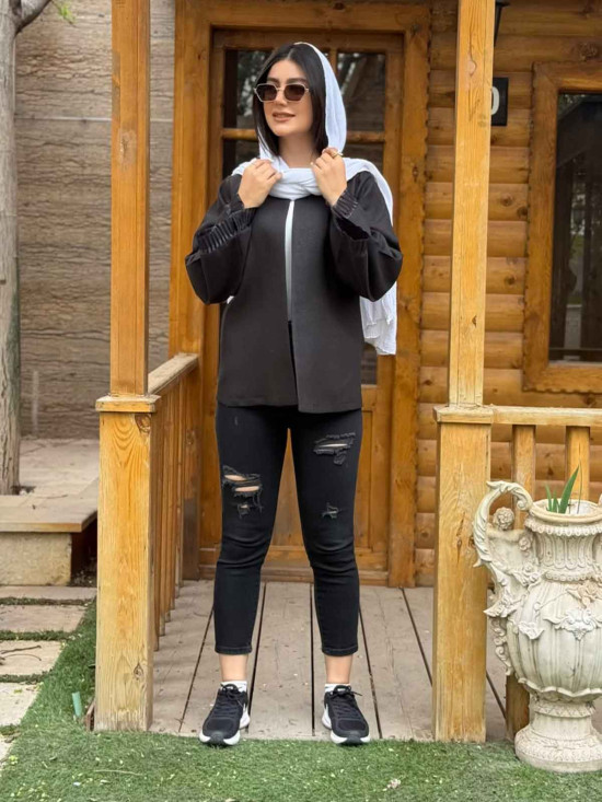 مانتو آستین تور ملیسا