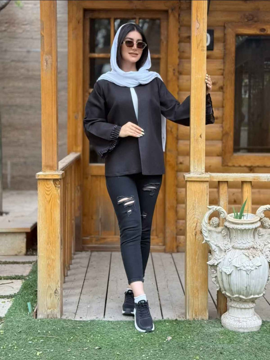 مانتو آستین تور ملیسا