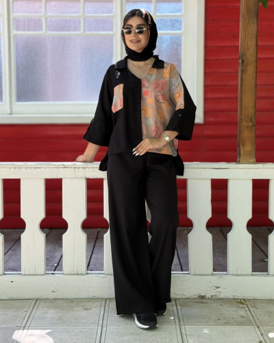 شلوار بگ لنین پارمیس