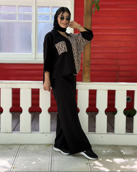 شلوار بگ لنین پارمیس