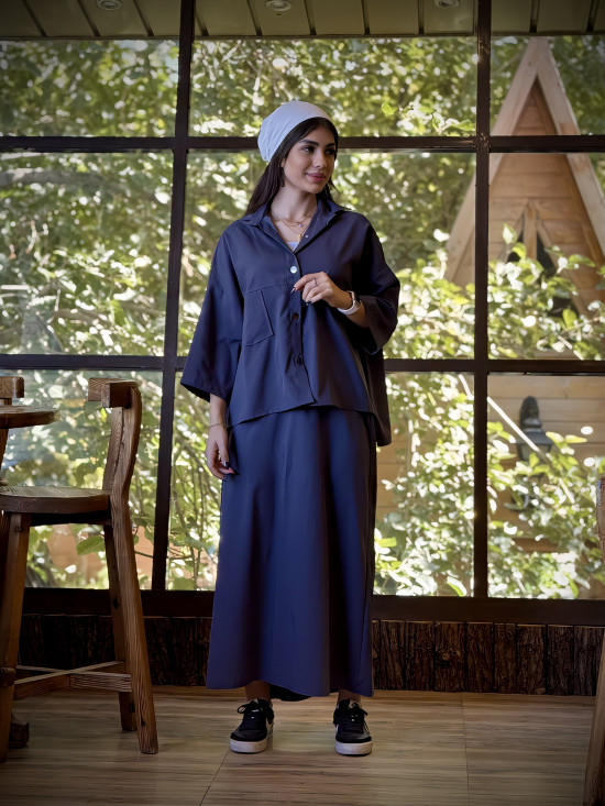 ست شومیز دامن پاییزه رستا