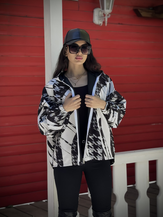 کاپشن کلاه دار مارین