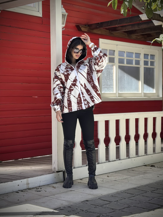 کاپشن کلاه دار مارین