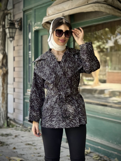 بارانی ماهلین طرح خط