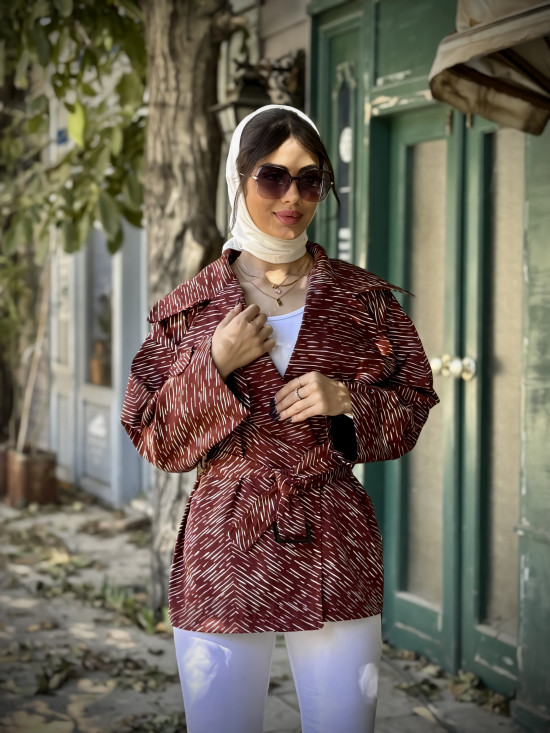 بارانی ماهلین طرح خط