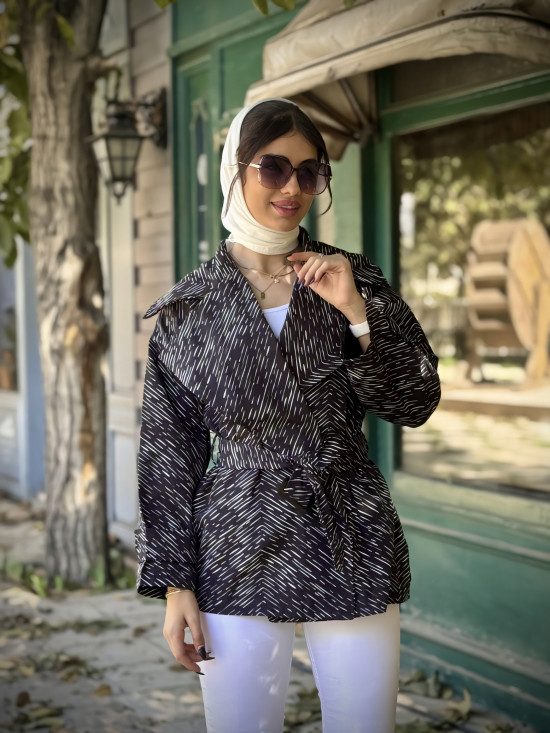 بارانی ماهلین طرح خط