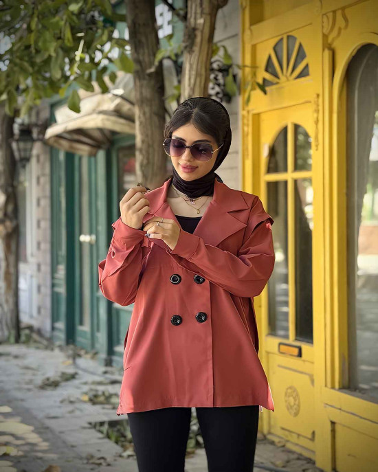 بارانی چهار دکمه راشین