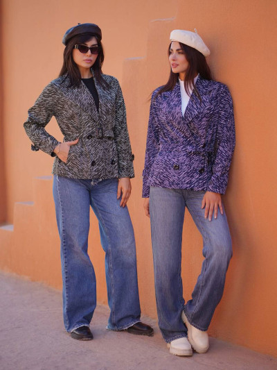 بارانی نارین سانتانا طرح خطی