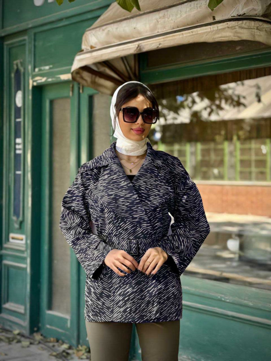 بارانی ماهلین طرح خط