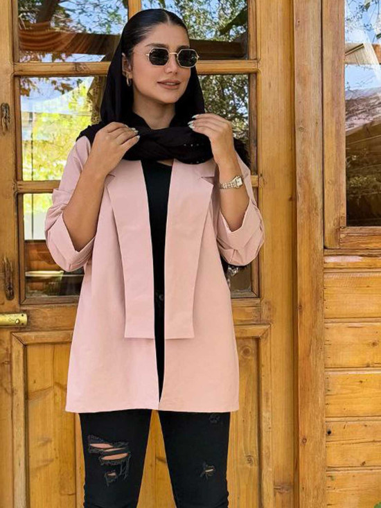 کت یقه آمریکایی پهن