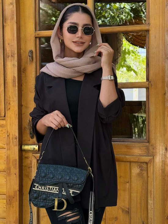 کت یقه آمریکایی پهن