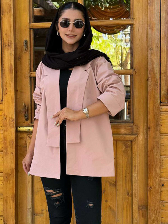 کت یقه آمریکایی پهن