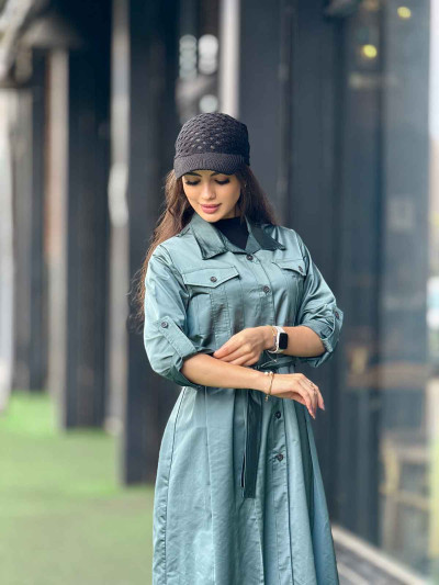 مانتو بلند عطرین