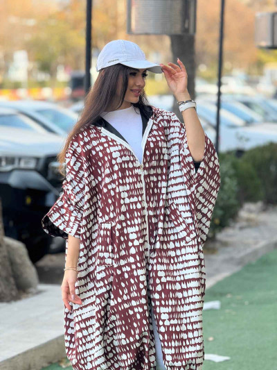 بارانی پانچ پانی  طرح اشک سانتا