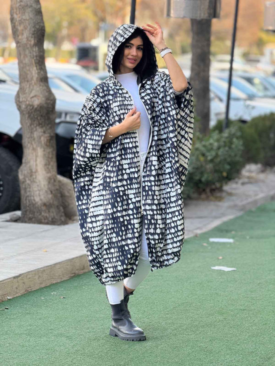 بارانی پانچ پانی  طرح اشک سانتا