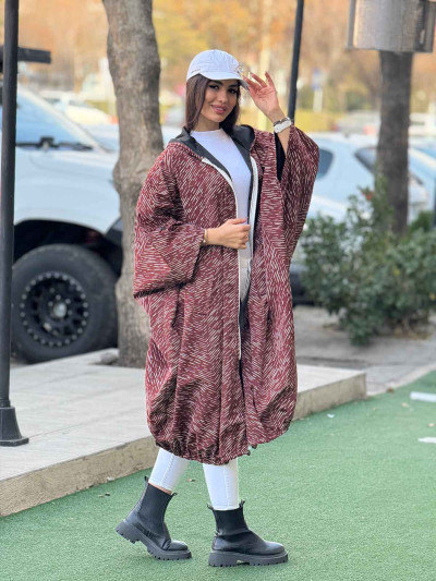 بارانی پانچ پانی طرح خط دارسانتانا