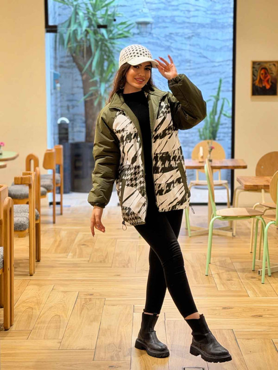 کاپشن دورو طرحدار رزا