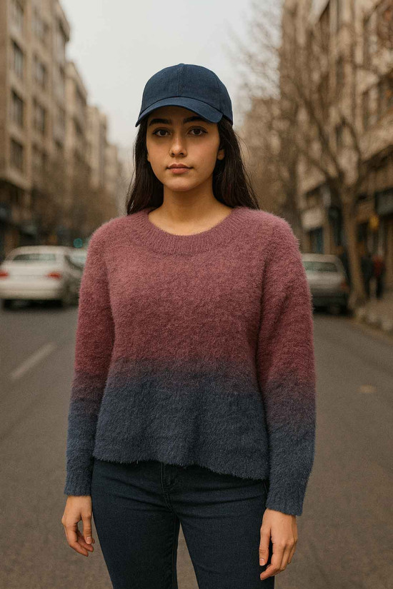 بافت موهردو رنگ