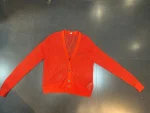 بافت توری ژاکتی قرمز وارداتی - تصویر 3