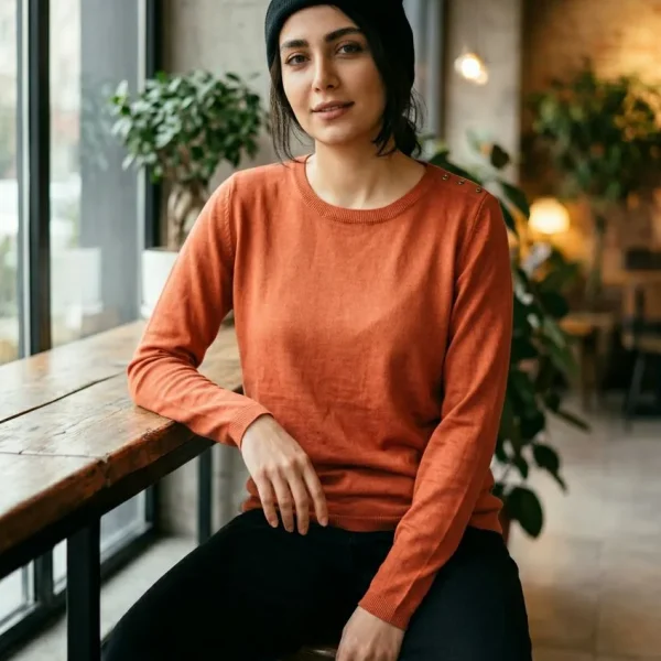 بافت سرشانه دکمه گابهی وارداتی