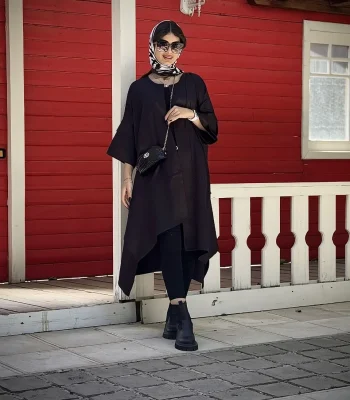بارانی عبایی مغزی دوزی-1